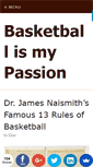 Mobile Screenshot of basketballismypassion.com